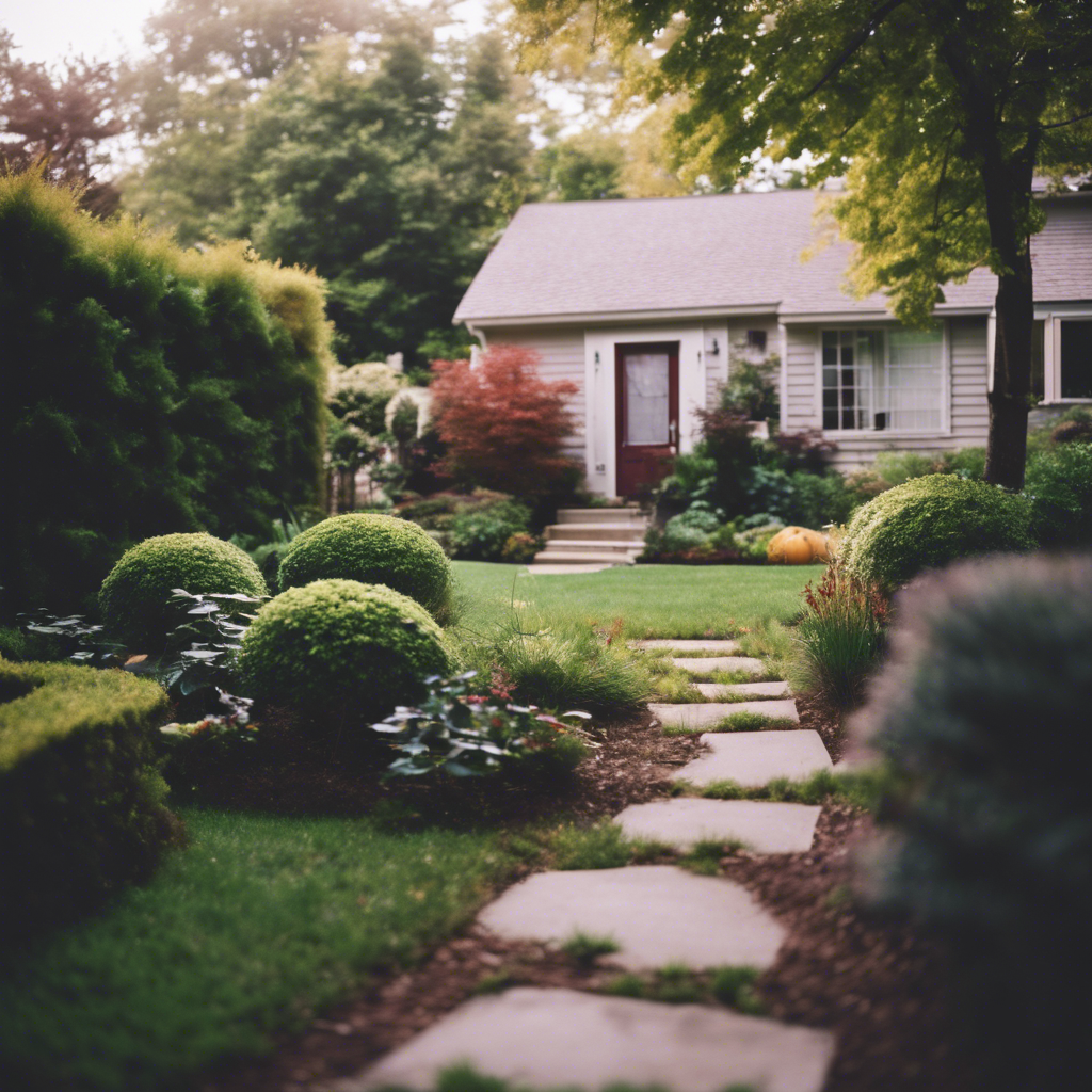 Modern back yard in Mount Vernon